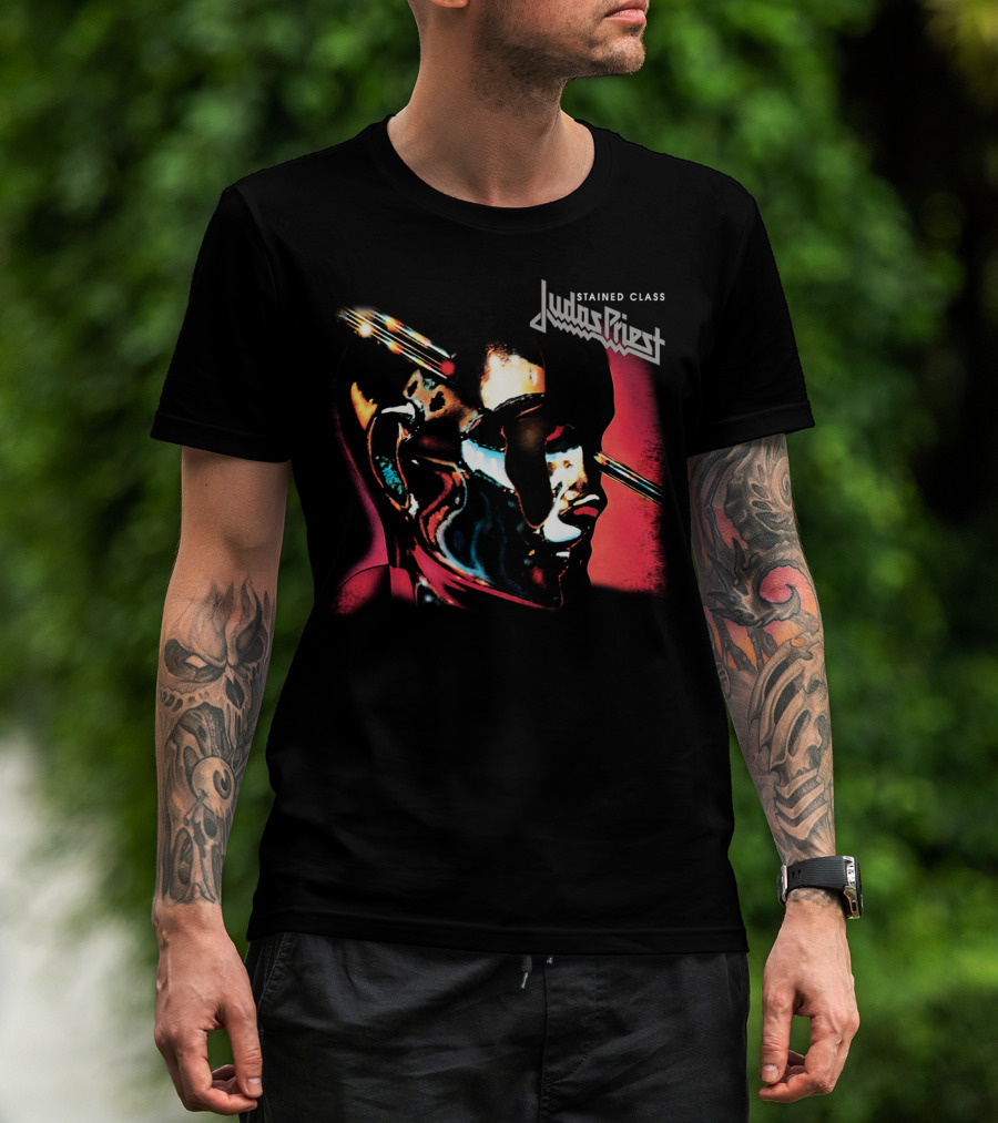 Judas Priest Stained Class Album Cover T-Shirt