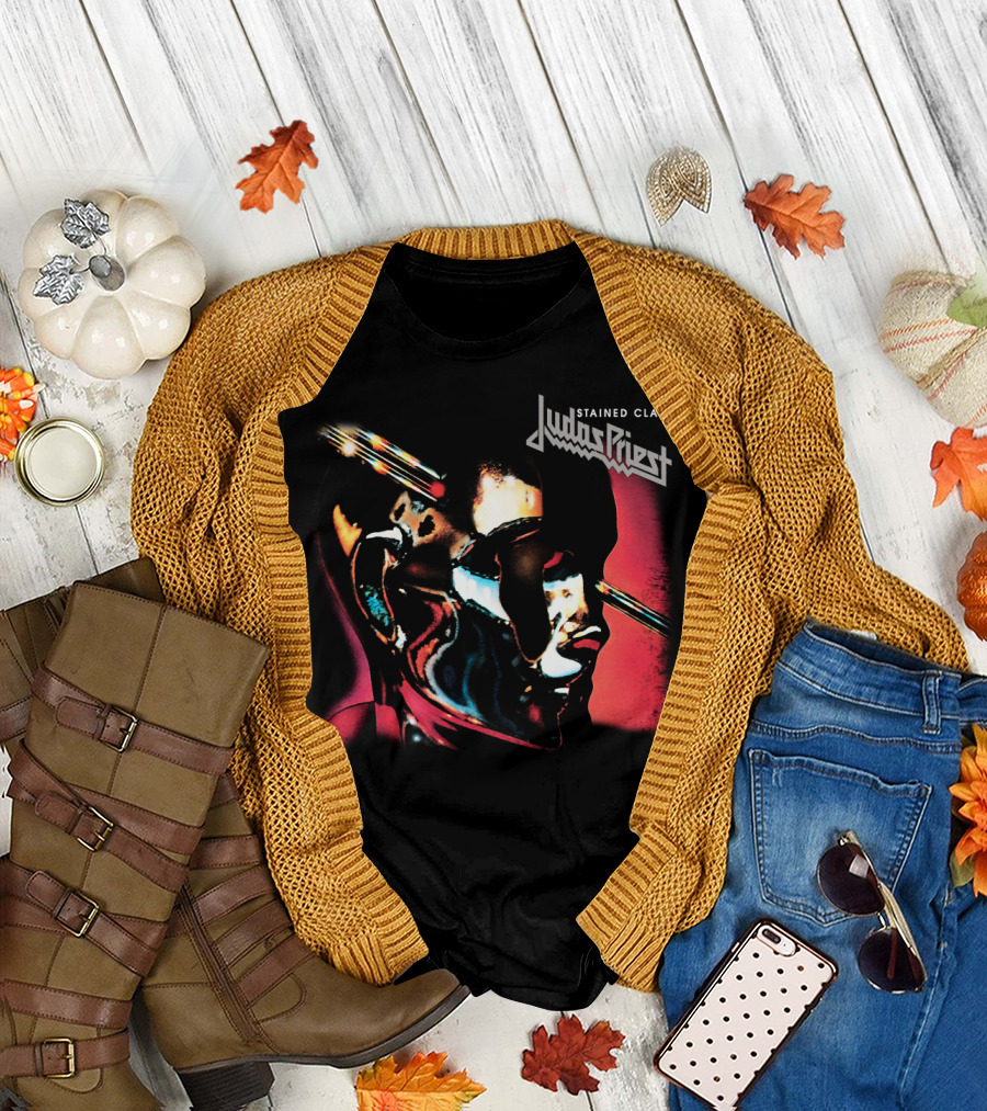 Judas Priest Stained Class Album Cover T-Shirt