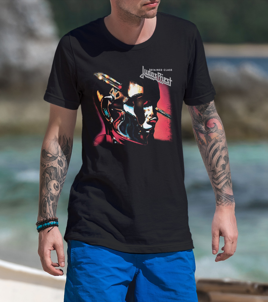 Judas Priest Stained Class Album Cover T-Shirt