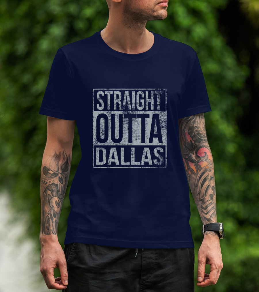 Straight Outta Dallas Retro Urban T-Shirt
