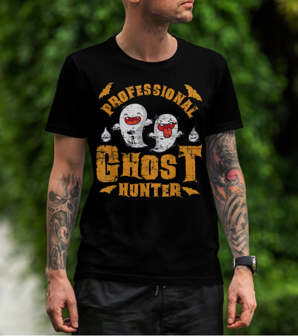 Professional Ghost Hunter Funny Spooky T-Shirt