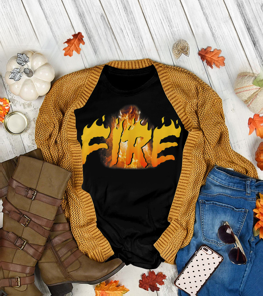 Fire Dynamic Duo Matching T-Shirt