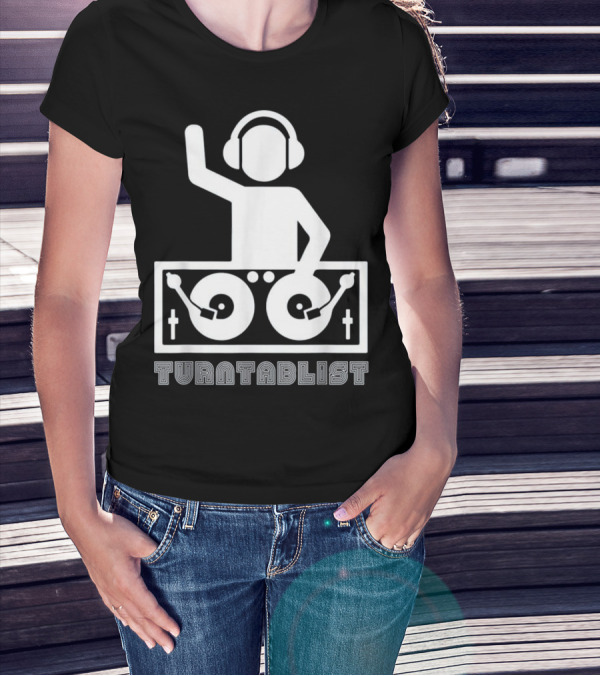 Turntablist Funny Band DJ Disk Jockey Rock Bassist T-Shirt