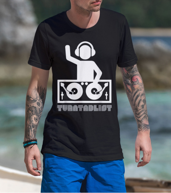 Turntablist Funny Band DJ Disk Jockey Rock Bassist T-Shirt