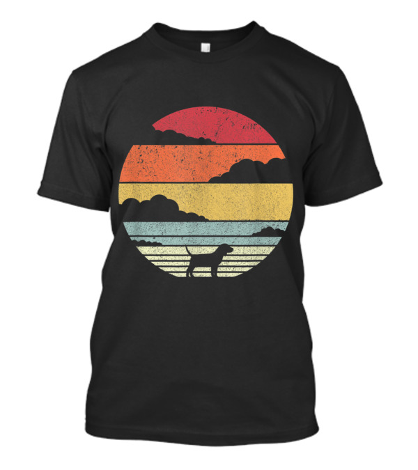 Beagle Style Vintage Sunset T-Shirt