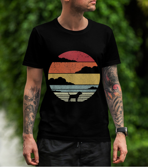 Beagle Style Vintage Sunset T-Shirt