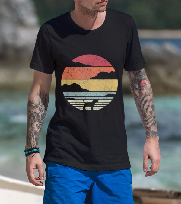 Beagle Style Vintage Sunset T-Shirt