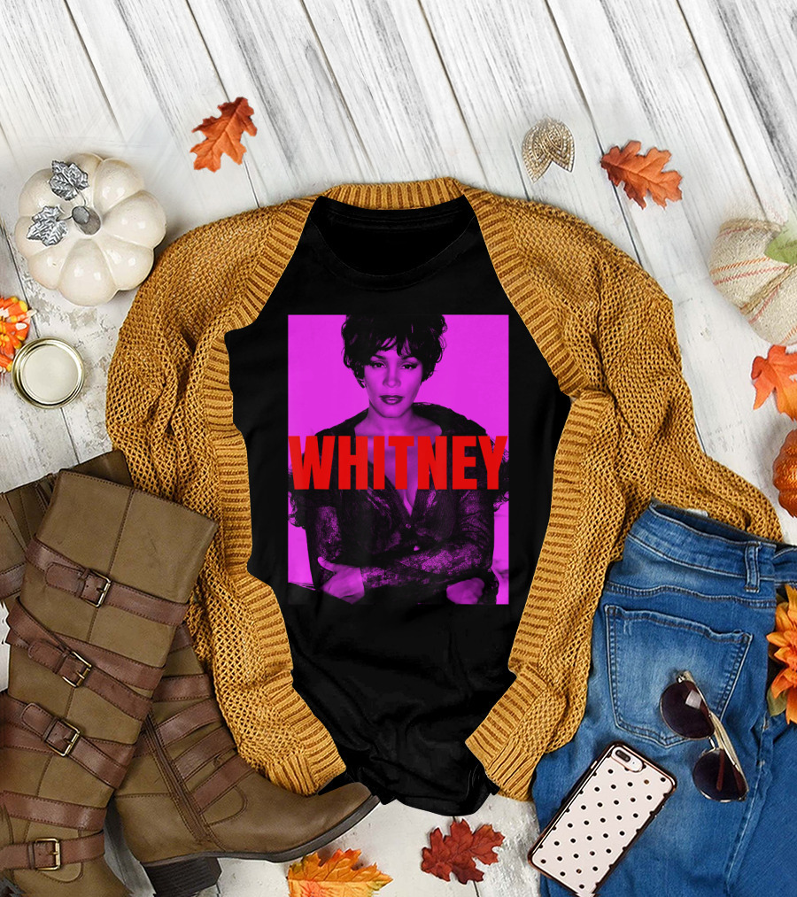 Whitney Houston Hot Pink T-Shirt