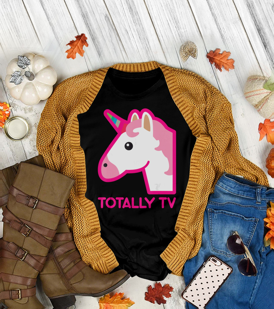 Totally TV Unicorn Rainbow Pink Mane T-Shirt
