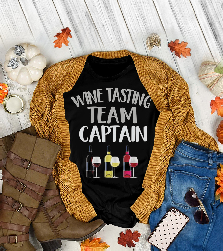 Wine Tasting Team Captain T-Shirt