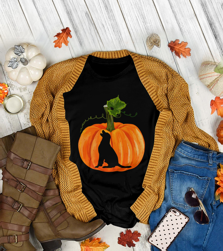 Happy Halloween Labrador Pumpkin T-Shirt