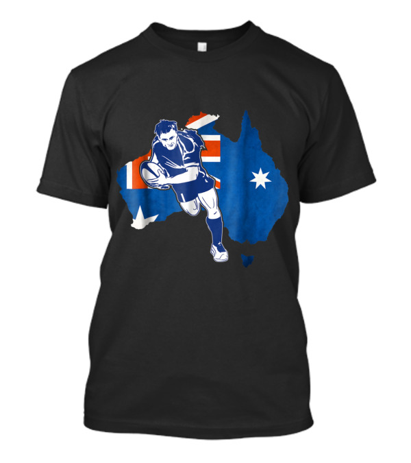 Australia Rugby Jersey National Flag Rugby Player T-Shirt