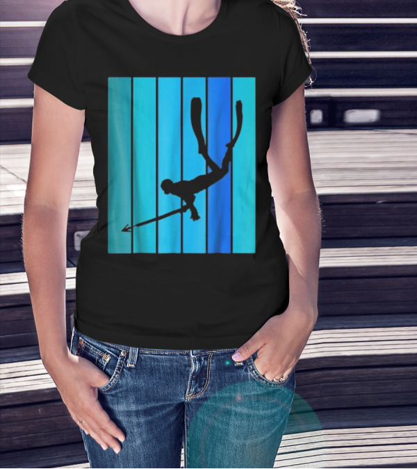 Spearfishing Lover Speargun Ocean Fish Freediving T-Shirt