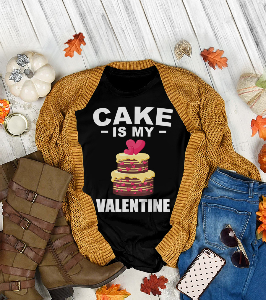 Cake Is My Valentine Baki Love T-Shirt