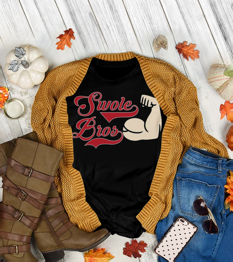 Swole Bros Flexing Arm Iconic Muscles T-Shirt