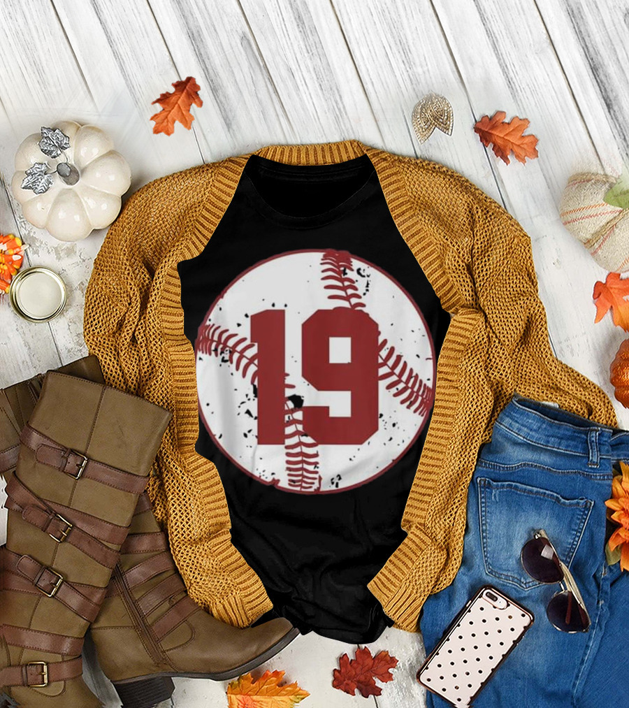 19 Vintage Baseball Numbers T-Shirt