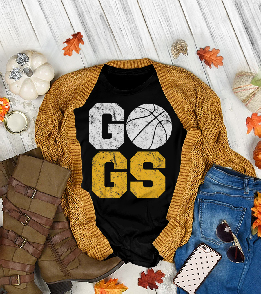 Vintage GS Oakland California City Go Basketball T-Shirt