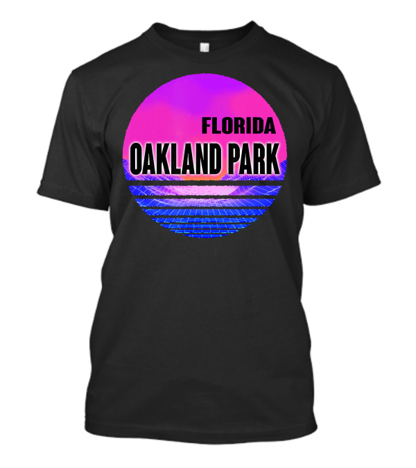 Florida Oakland Park Vaporwave Vintage T-Shirt