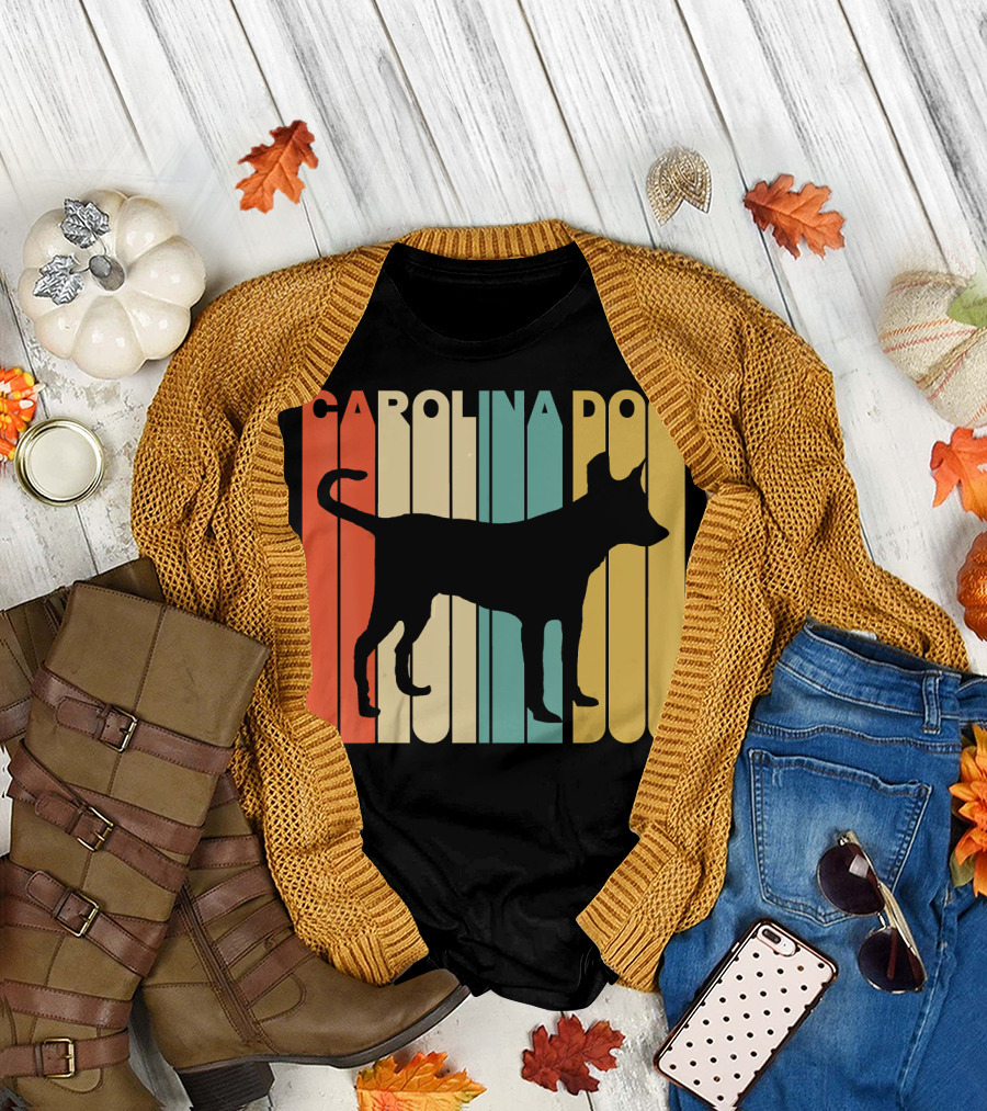 Carolina Dog Retro Stripes T-Shirt