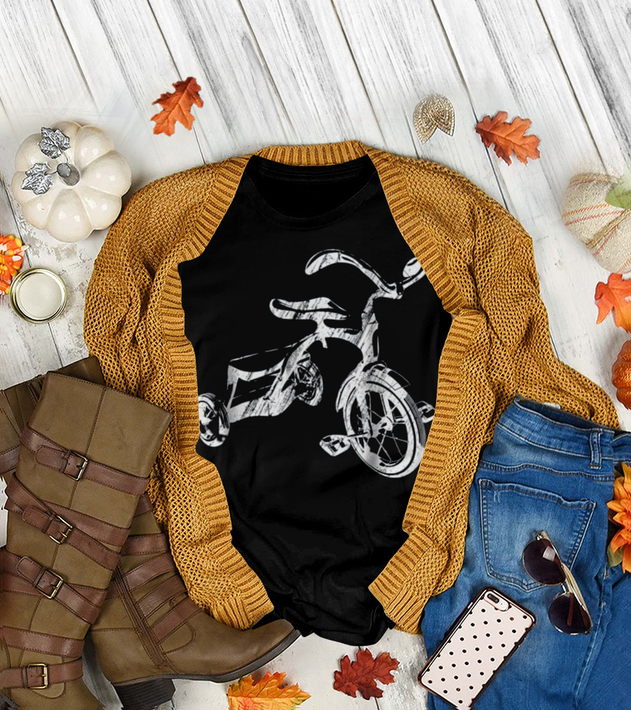 Vintage Tricycle Cycling Retro Classic T-Shirt