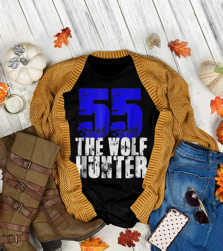 55 The Wolf Hunter Cowboys Vander Esch Leighton T-Shirt
