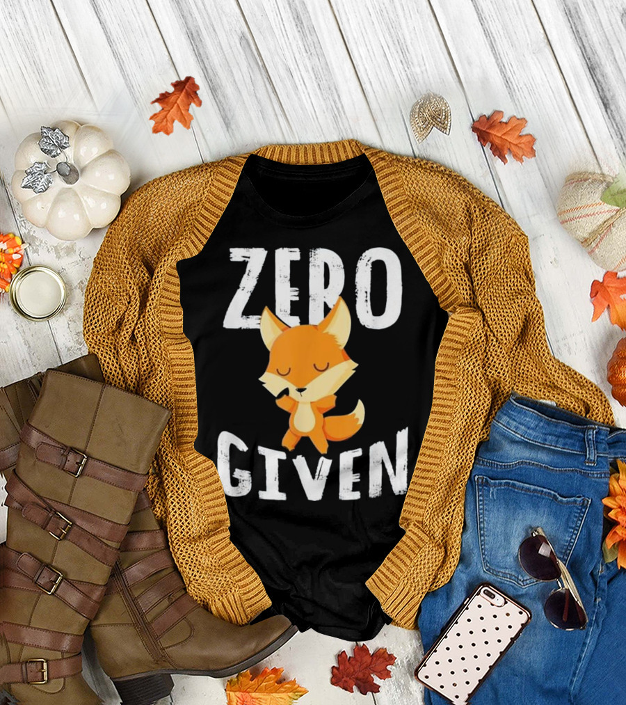 Zero Fox Given Cute Women Men Gift T-Shirt
