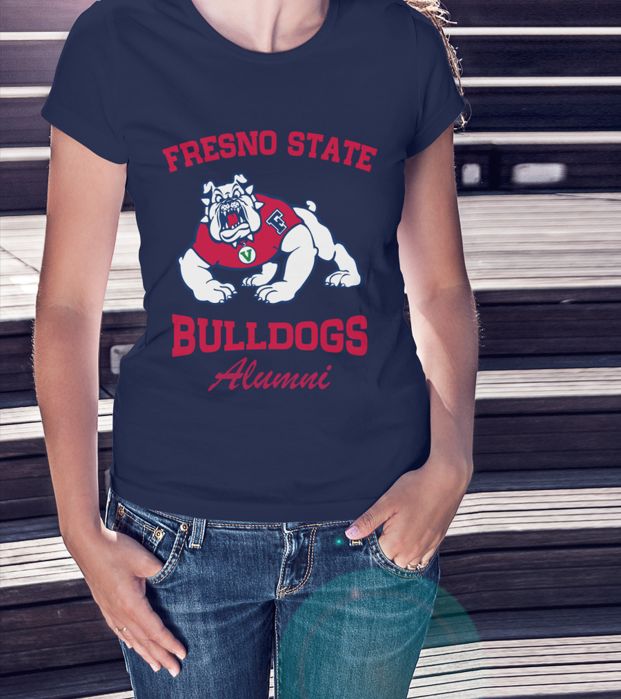 Fresno State Bulldogs Alumni Bulldog Mascot T-Shirt
