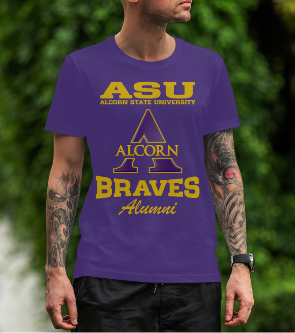 ASU Alcorn State University Braves Alumni T-Shirt