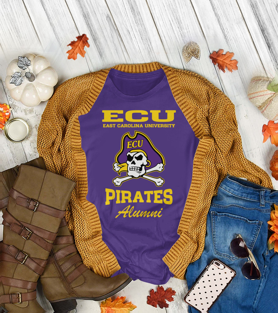 ECU East Carolina University Pirates Alumni T-Shirt