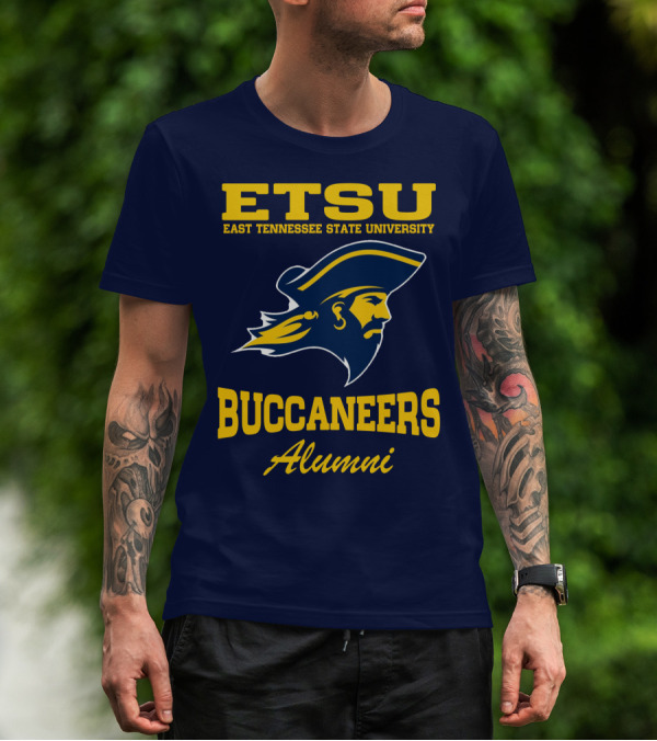 ETSU East Tennessee State University Buccaneers Alumni T-Shirt