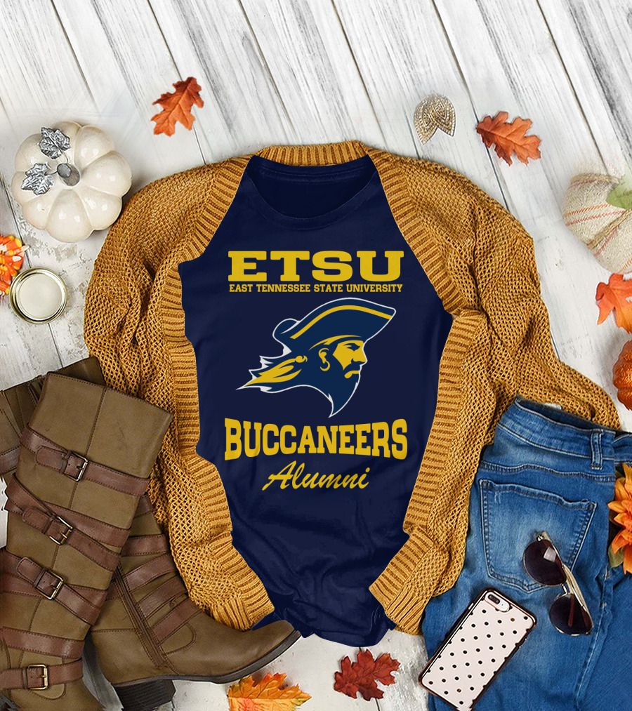 ETSU East Tennessee State University Buccaneers Alumni T-Shirt