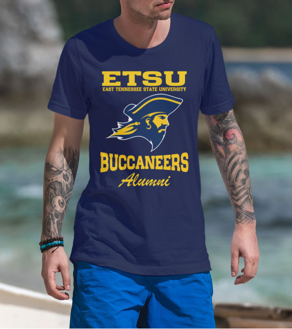 ETSU East Tennessee State University Buccaneers Alumni T-Shirt