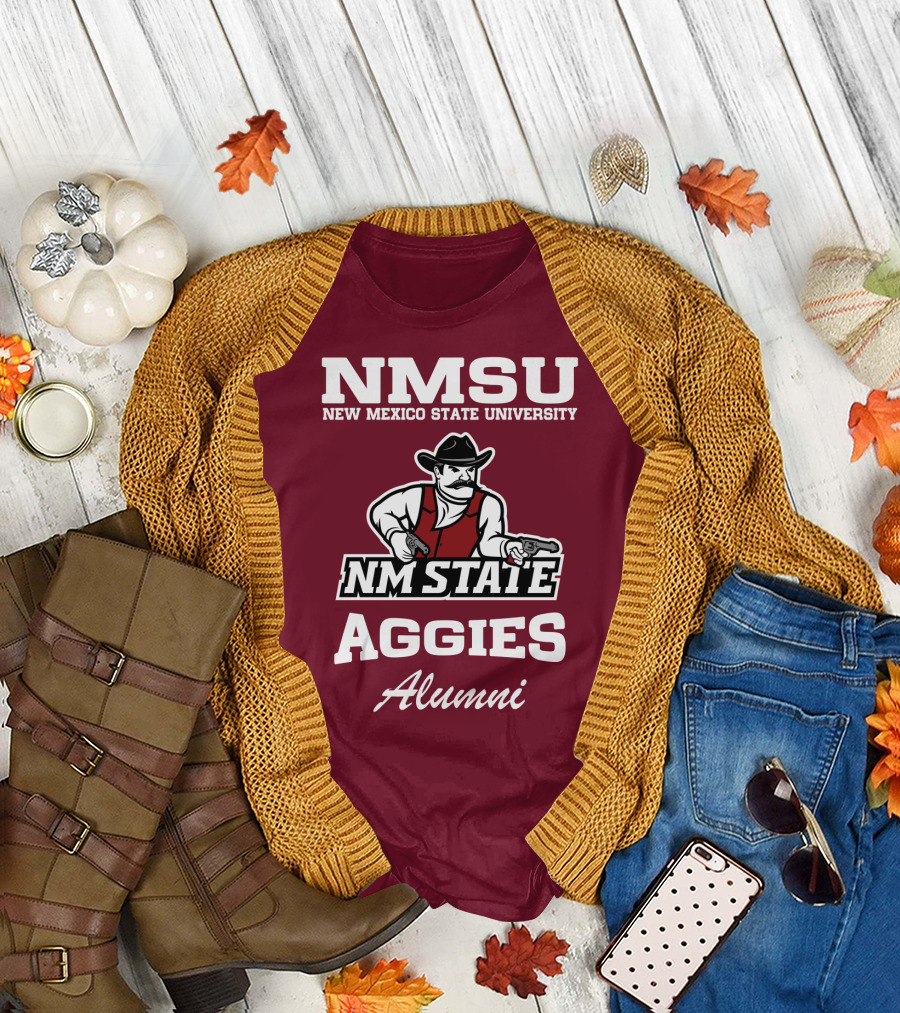 NMSU New Mexico State University NM State Aggies Alumni T-Shirt