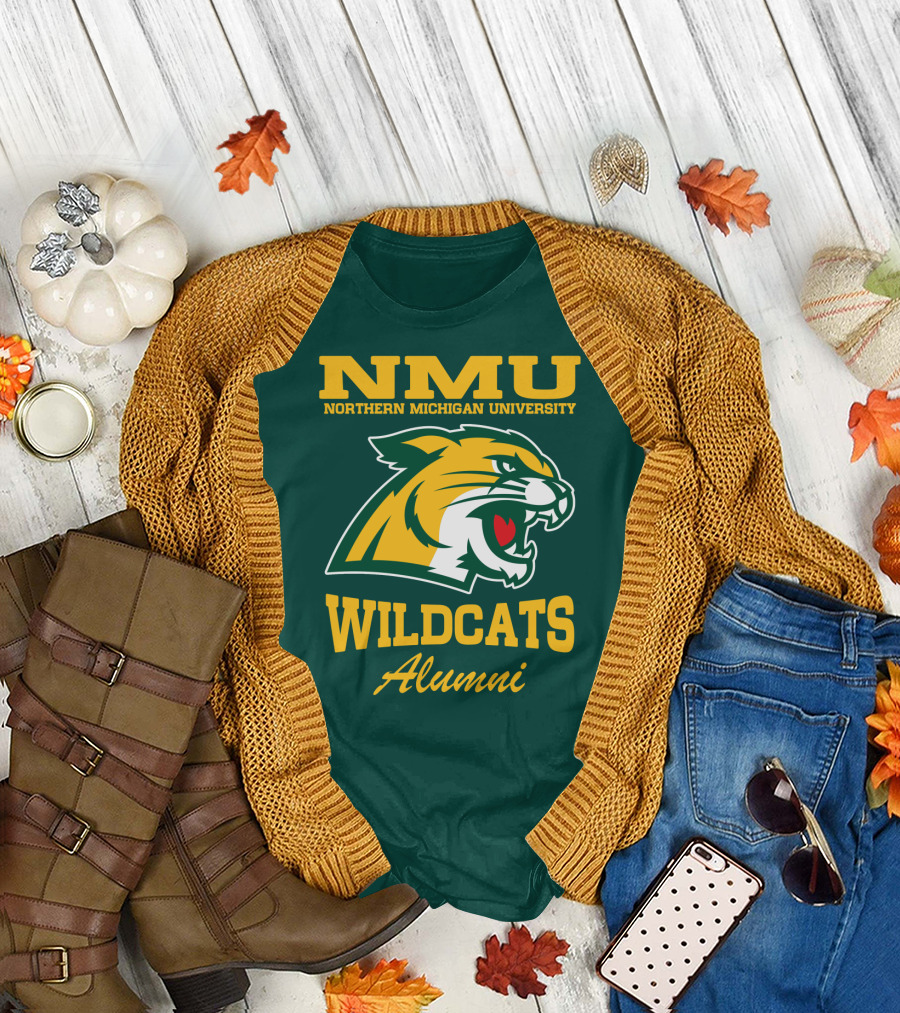 NMU Northern Michigan University Wildcats Alumni T-Shirt