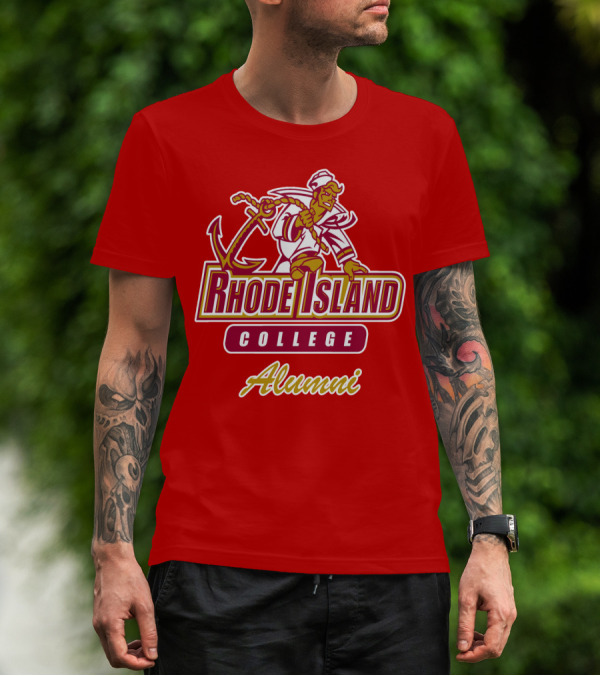 Rhode Island College Alumni Anchor Sailor T-Shirt