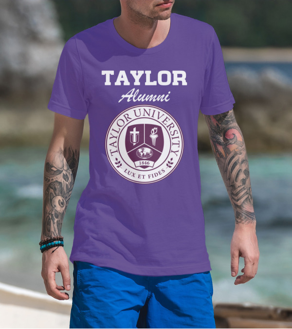 Taylor University Alumni Lux Et Fides 1846 T-Shirt