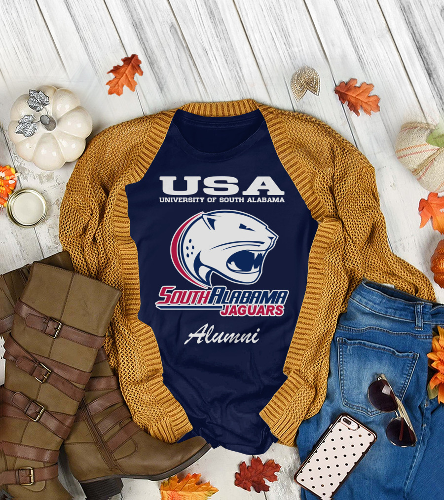 USA University of South Alabama South Alabama Jaguars Alumni T-Shirt