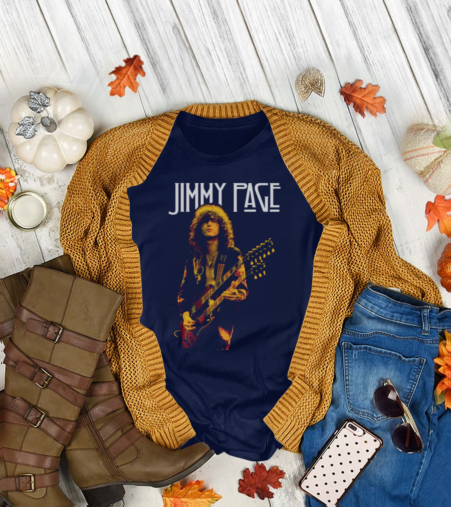 Jimmy Page Iconic Guitarist T-Shirt