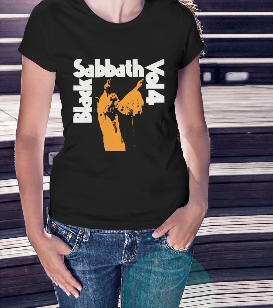 Black Sabbath Vol 4 Black T-Shirt