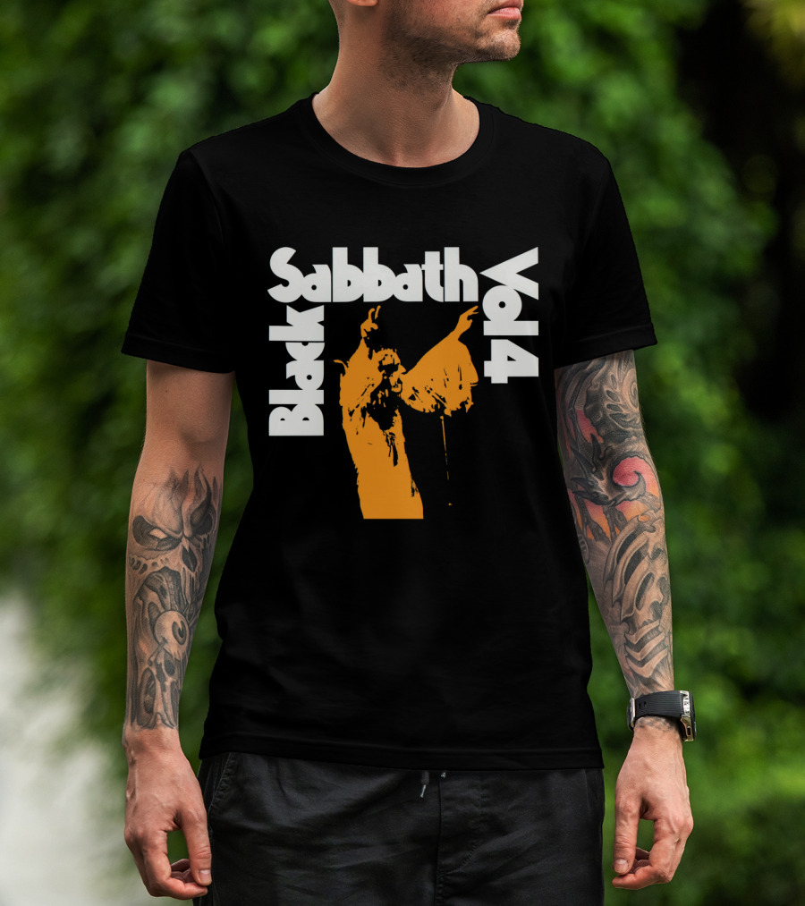 Black Sabbath Vol 4 Black T-Shirt