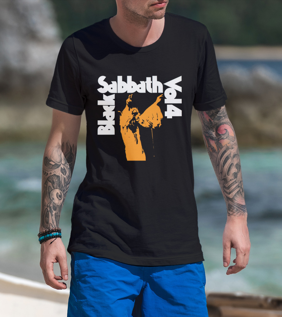 Black Sabbath Vol 4 Black T-Shirt