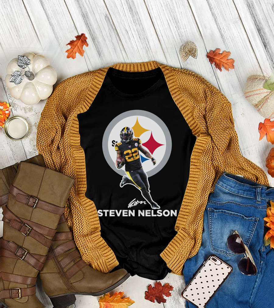 Steven Nelson Pittsburgh Football Number 22 T-Shirt