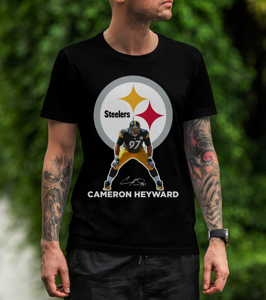 Cameron Heyward Pittsburgh Steelers 97 Nfl Player Signature T-Shirt