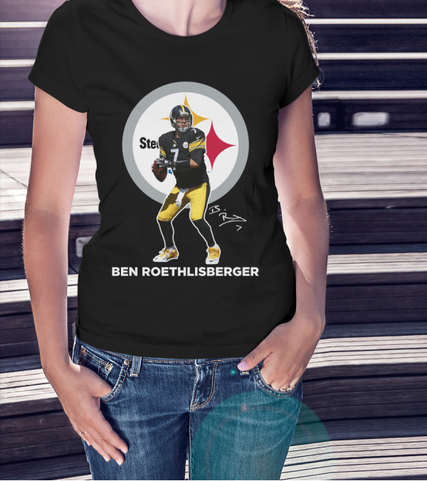 Ben Roethlisberger Steelers Number 7 T-Shirt