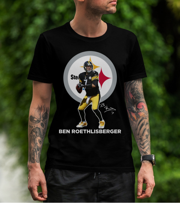 Ben Roethlisberger Steelers Number 7 T-Shirt