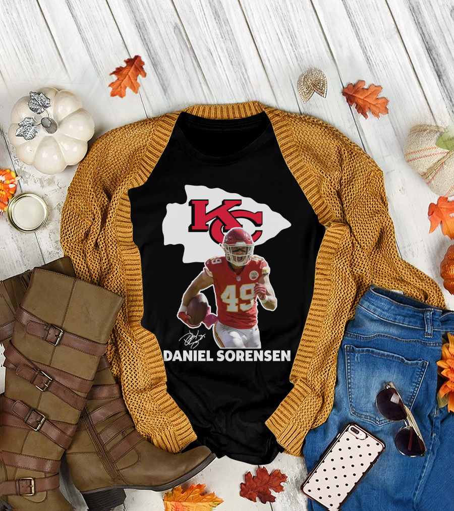 Daniel Sorensen Kansas City Chiefs 49 NFL Football Player T-Shirt