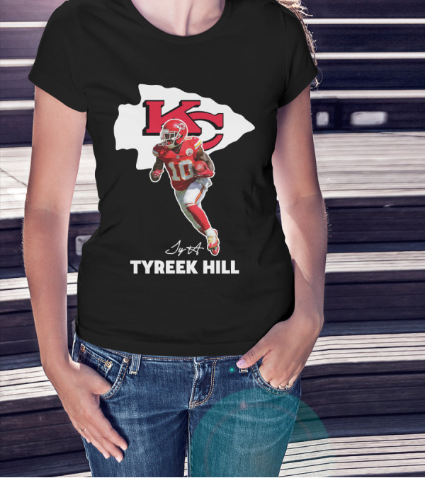 Tyreek Hill KC Football Legend T-Shirt