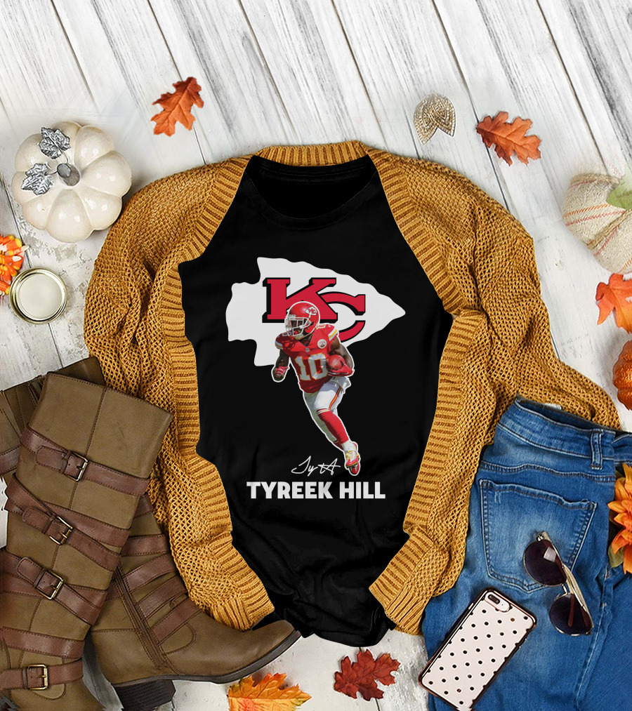 Tyreek Hill KC Football Legend T-Shirt