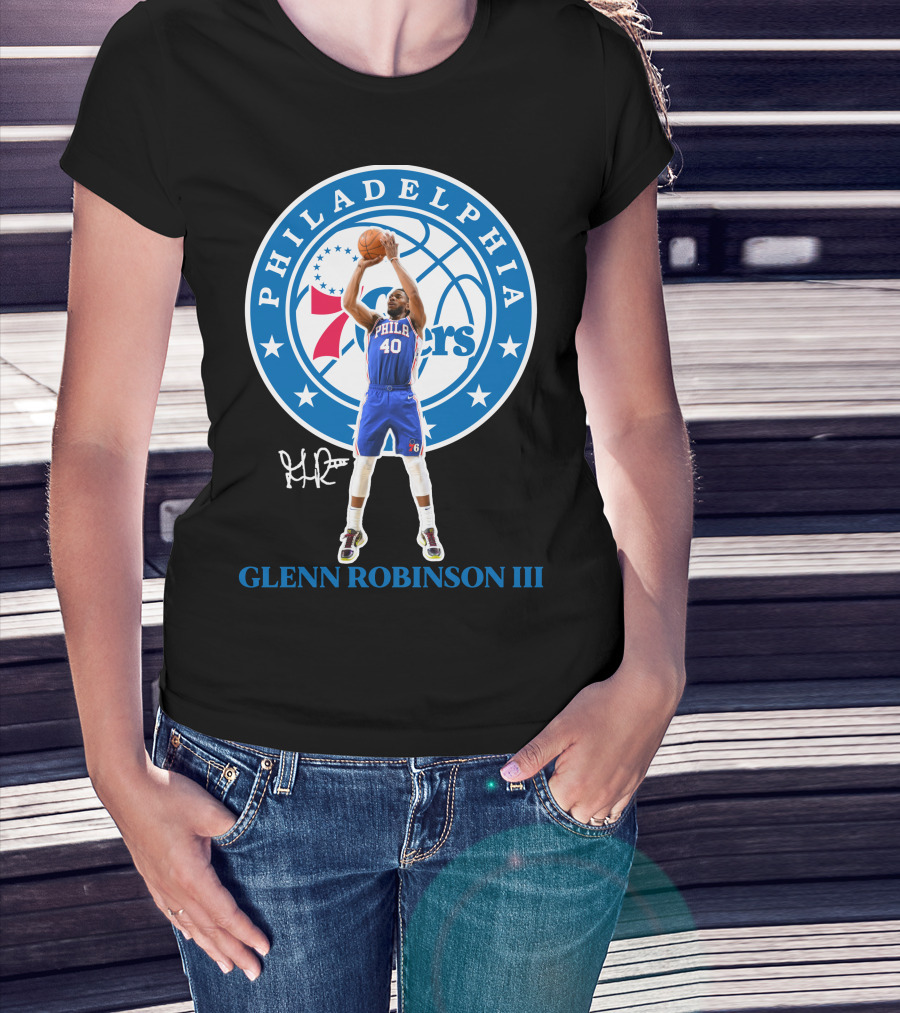 Philadelphia 76ers Glenn Robinson Iii T-Shirt