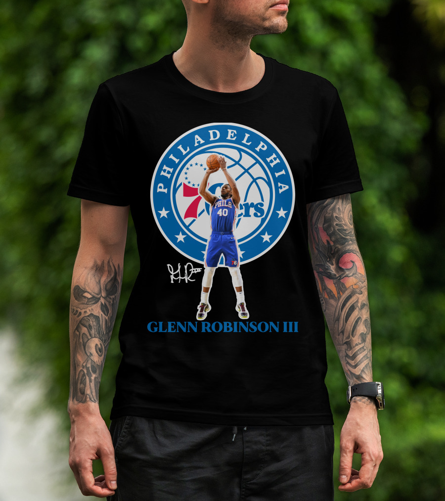 Philadelphia 76ers Glenn Robinson Iii T-Shirt